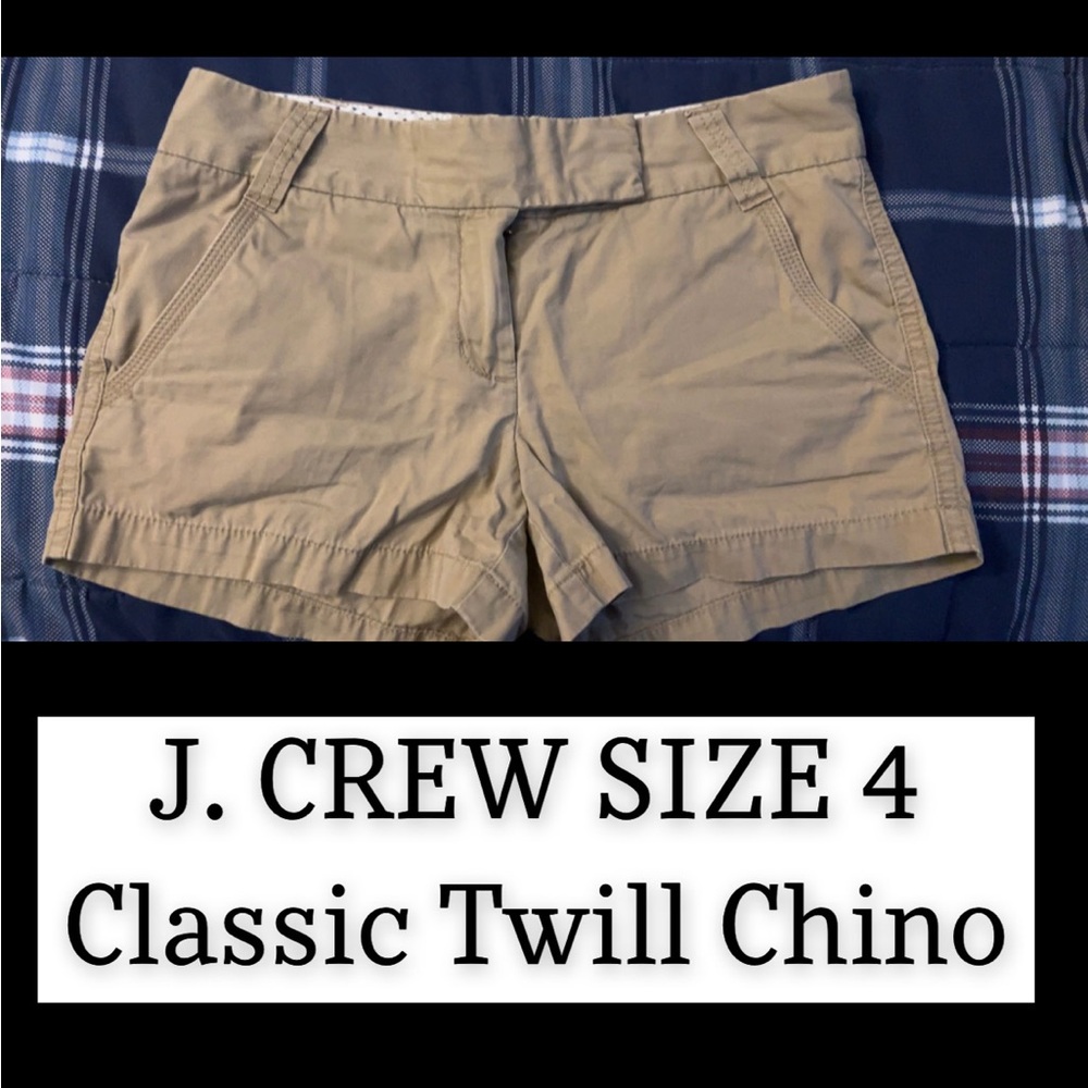J. CREW twill chino